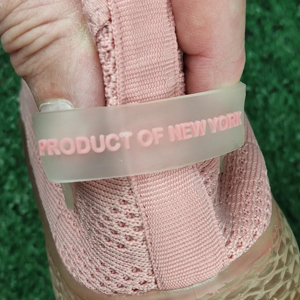 Product of New York Sneakers Womens 8 Pink Sonic Knit‎ Athletic Casual Shoes